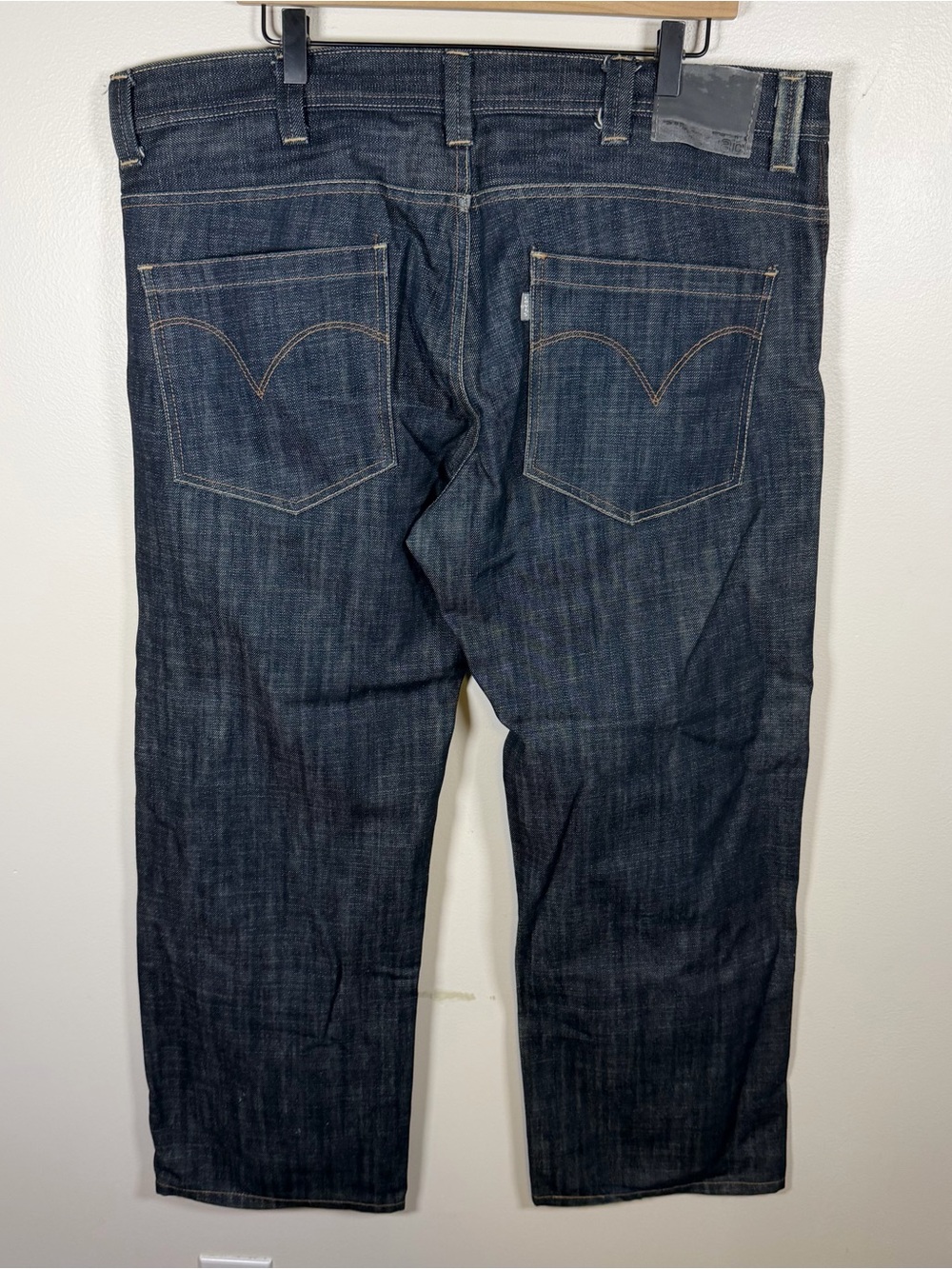 Levi’s SilverTab Loose Jeans Baggy Size 38x30 Wide Leg Skater Dark Wash Y2K - Picture 3 of 8
